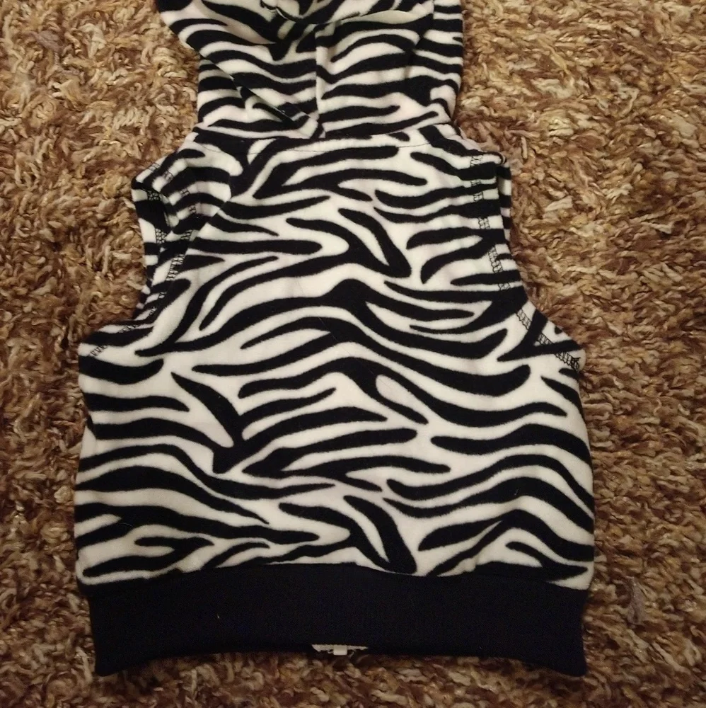 Carter's Zebra Print Hoodie - 6 Months